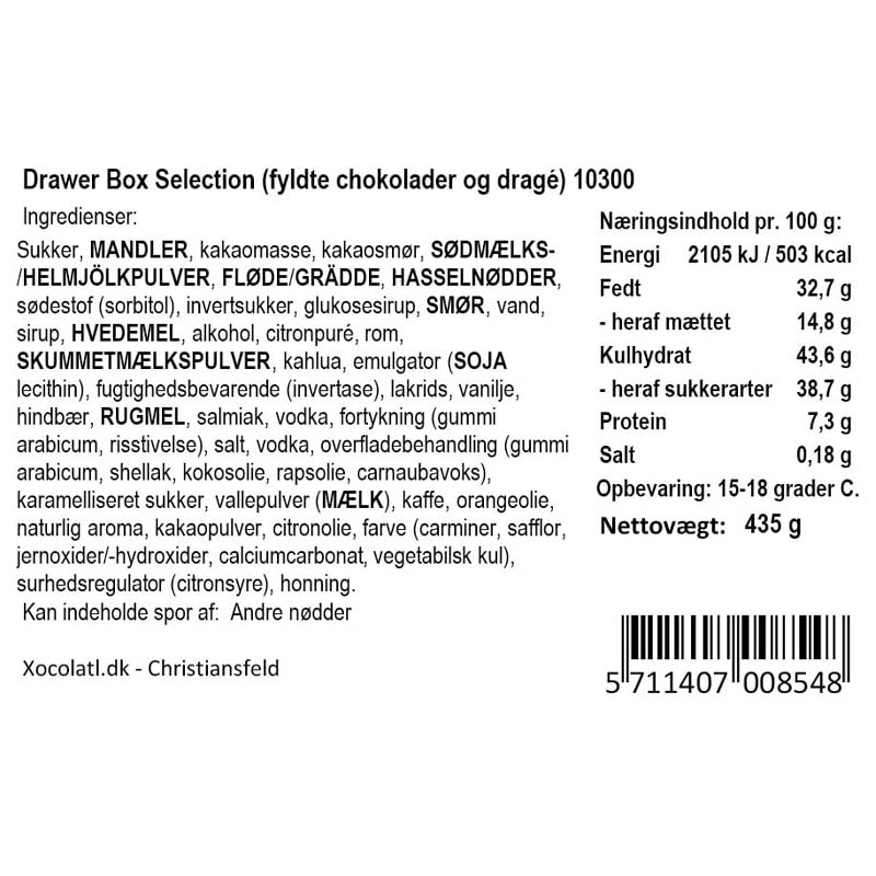 Xocolatl - Drawer Box Selection