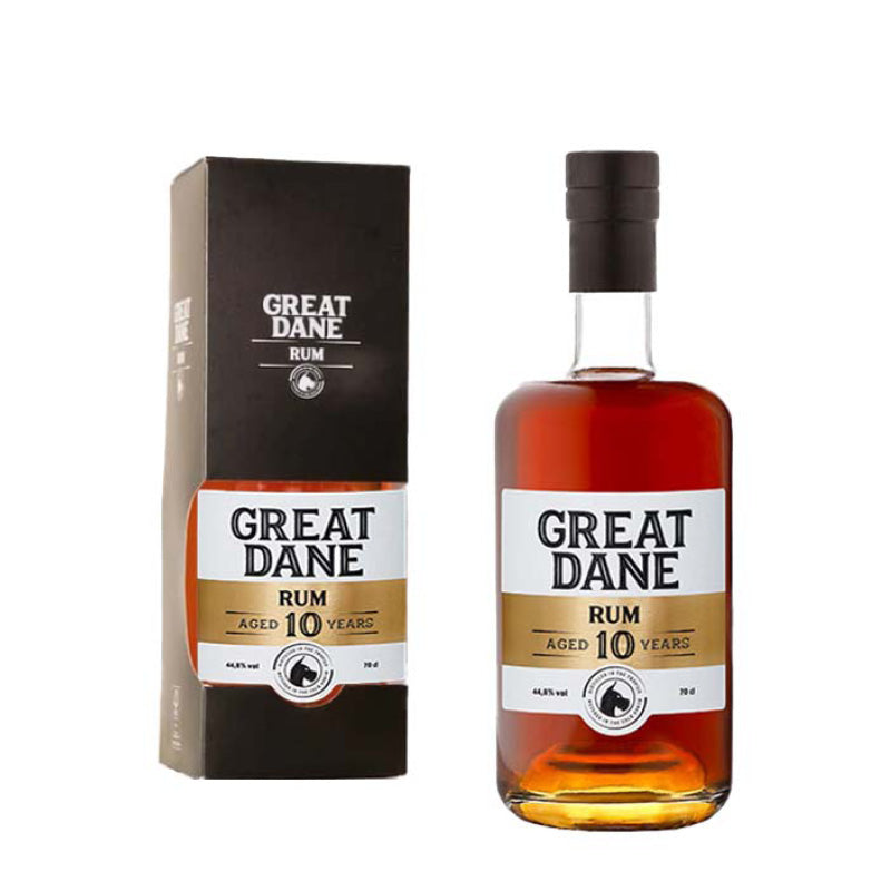 great dane 10 years rum gaveæske