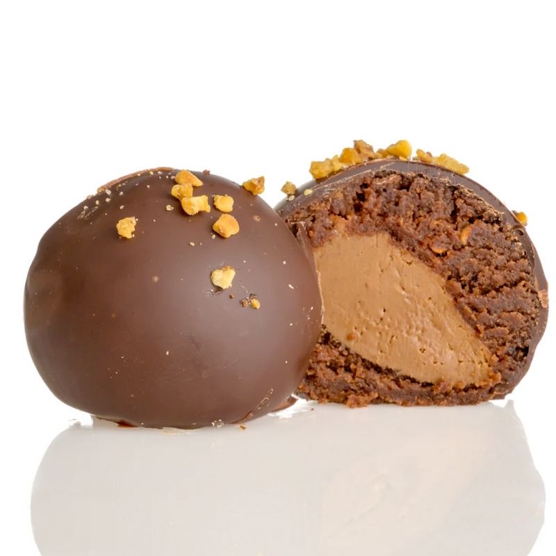 reserved chocolate romkugle nougat mørk chokolade køb