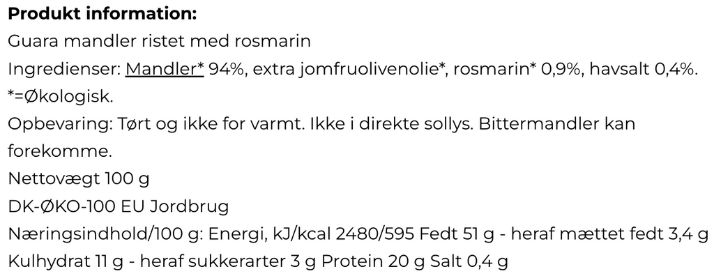 Mill & Mortar – Mandelgaven