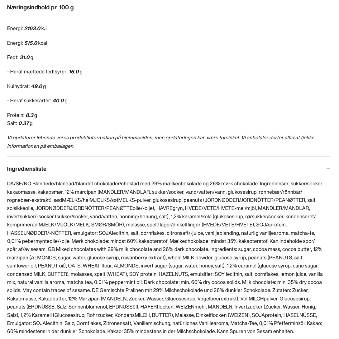 Simply Chocolate - Påskeæg - Mix