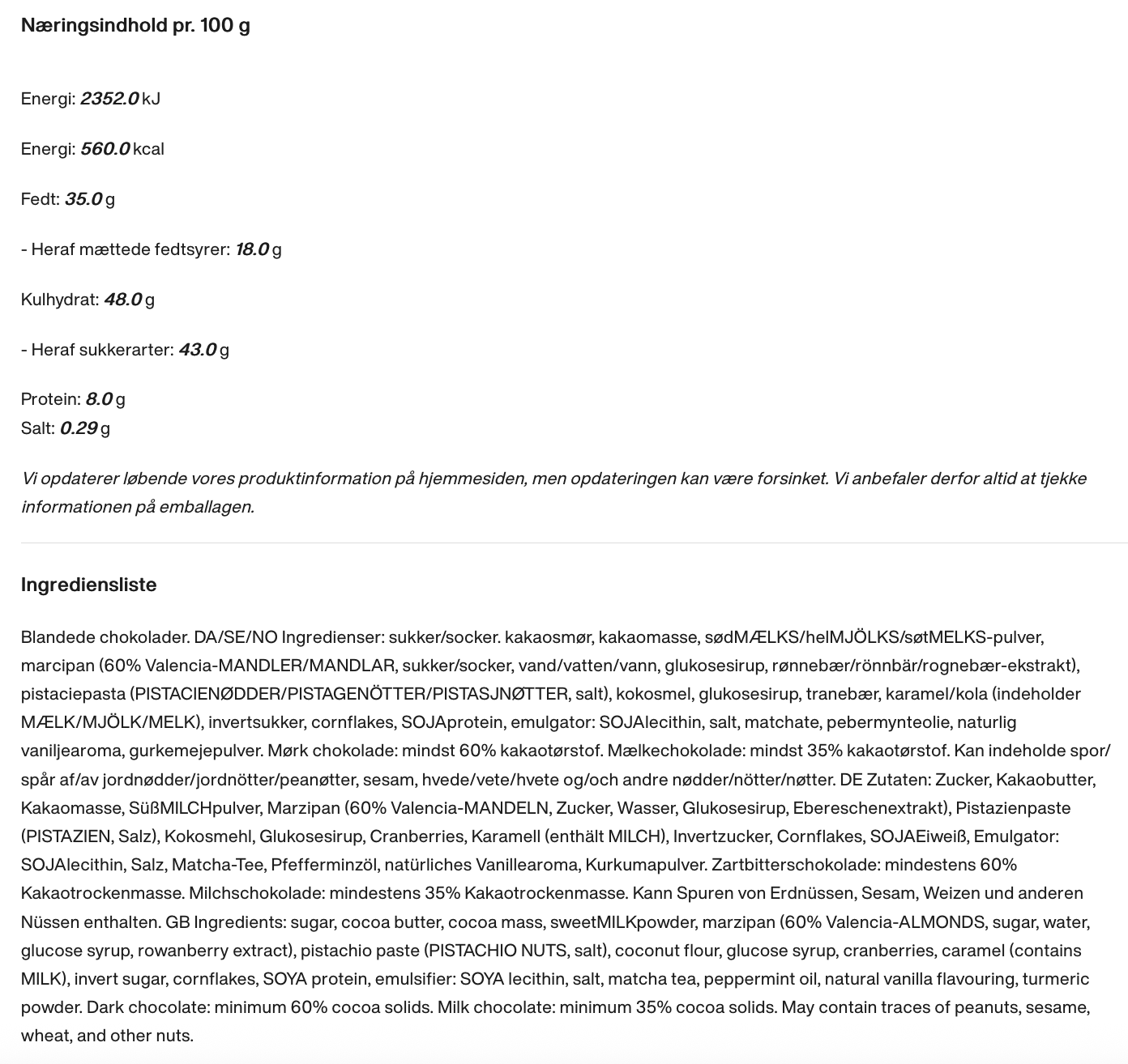 Simply Chocolate - Påskeæg - Stor