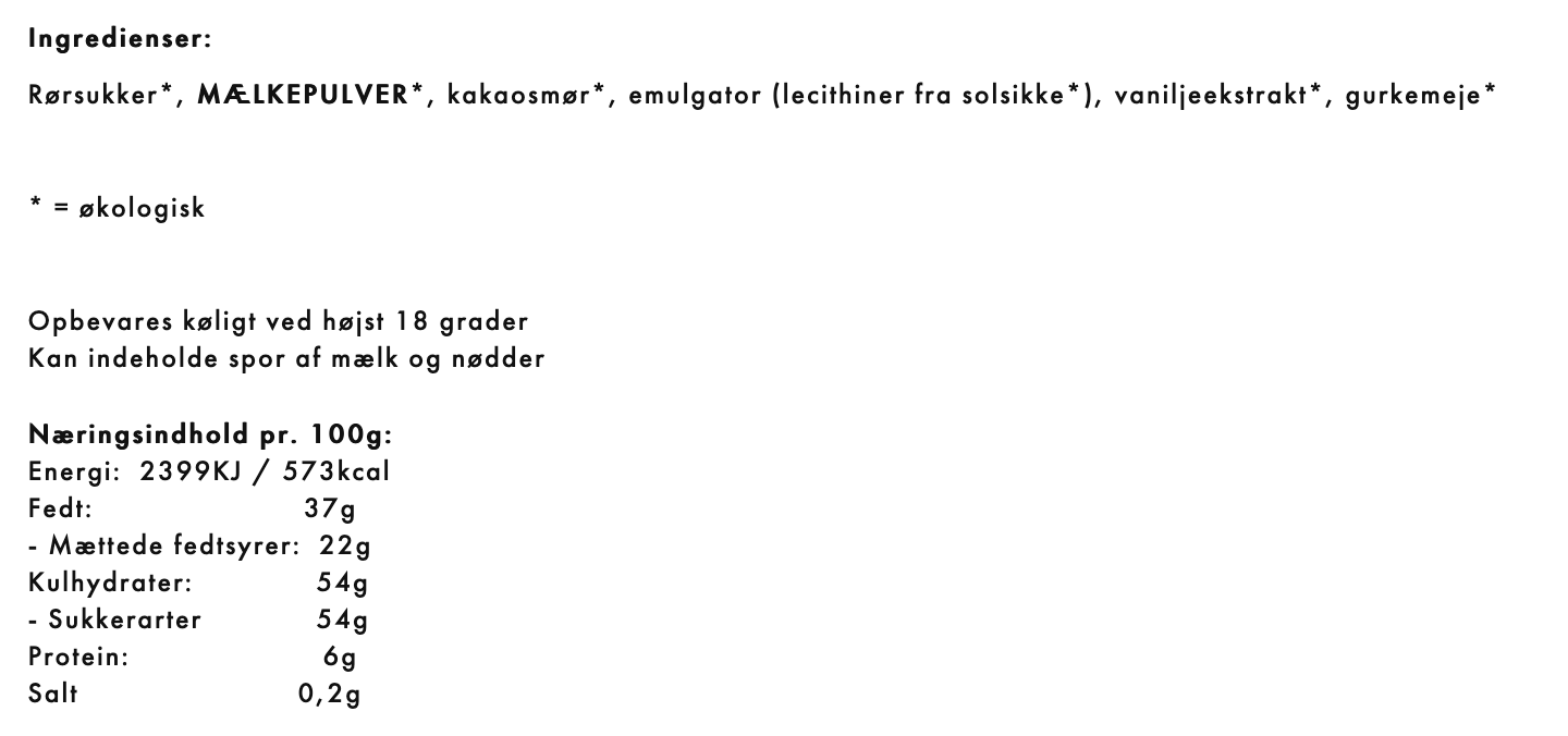 Anker Chokolade - Påskeæg, Hvid Chokolade