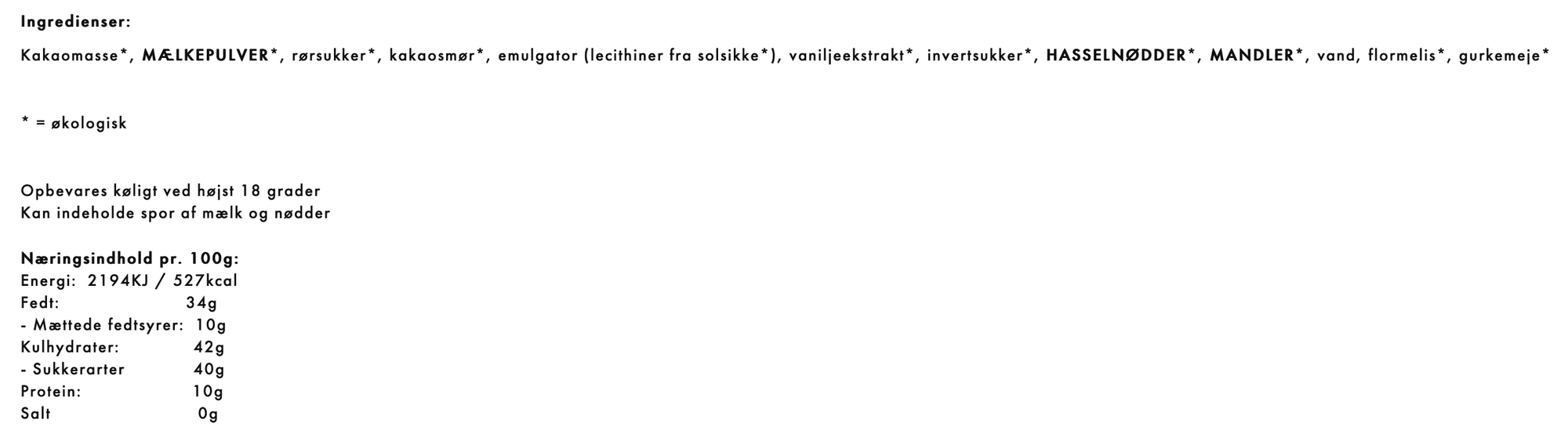 Anker Chokolade - Lille Æggebakke
