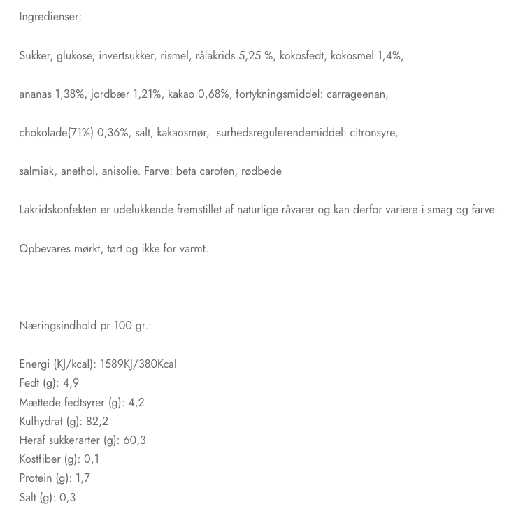 Hattesens Konfektfabrik - Jubilæumsæske