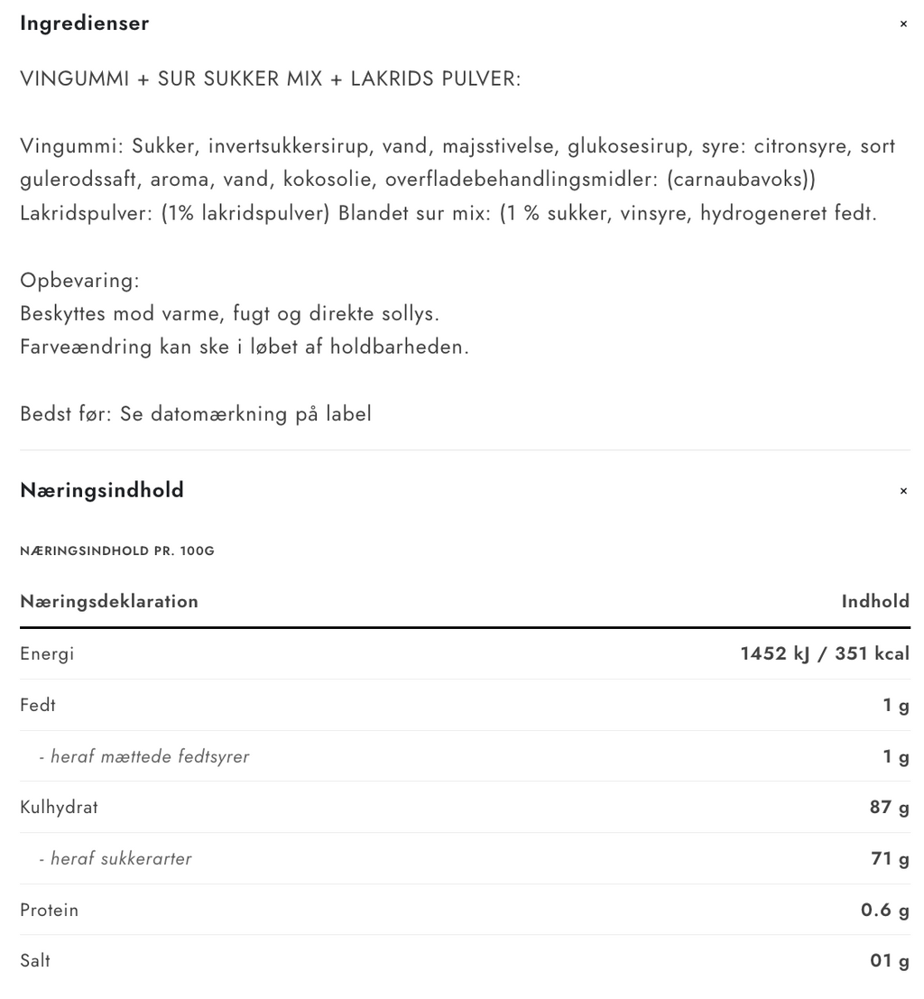 Box The Original – Vingummi, Original, Flowpack