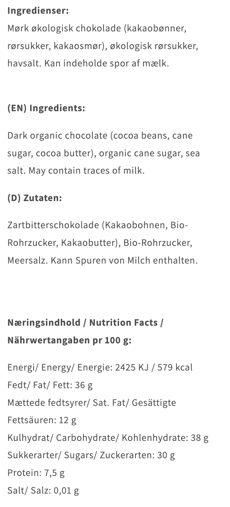 Friis Holm - O'payo pulver til varm chokolade