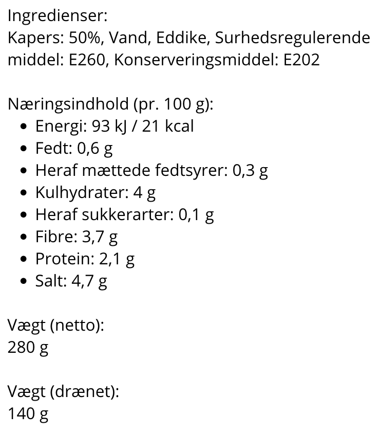 GRØNDALS - Spanske Kapers