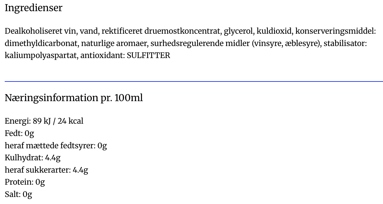 Château de ISH - Espumante, alkoholfri