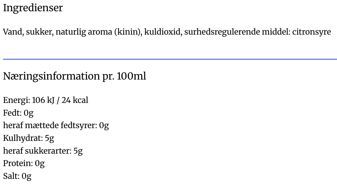 ISH - 4 x Gin og Tonic, 25 cl