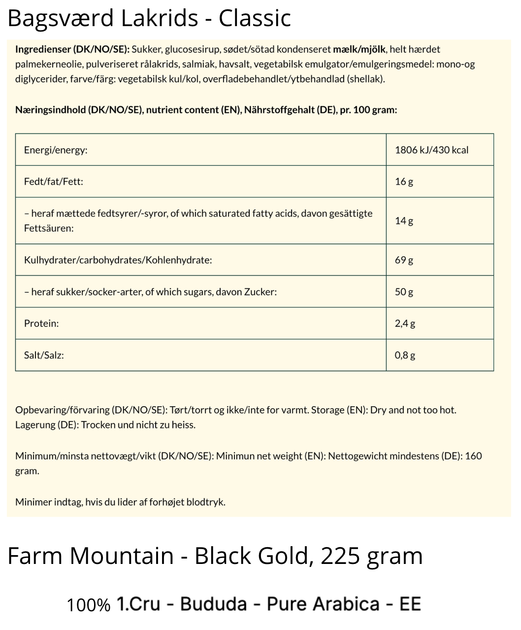 Kun Det Bedste - Award Winners