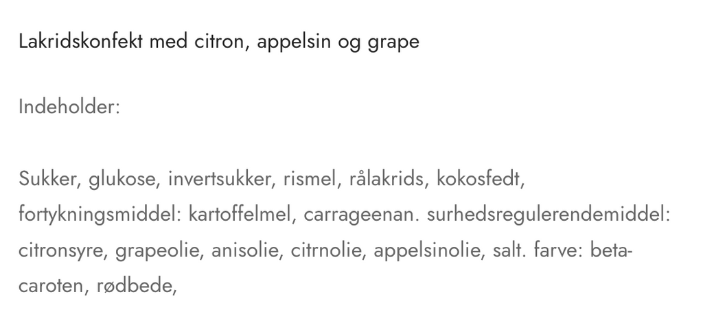 Hattesens Konfektfabrik - Citrus - Gul Æske