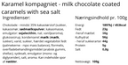 Karamel Kompagniet - Karameller med mælkechokolade & sydesalt