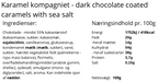 Karamel Kompagniet - Karameller med mørk chokolade & sydesalt