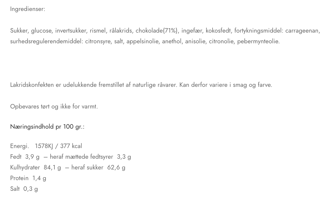 Hattesens Konfektfabrik - Vinter Æske