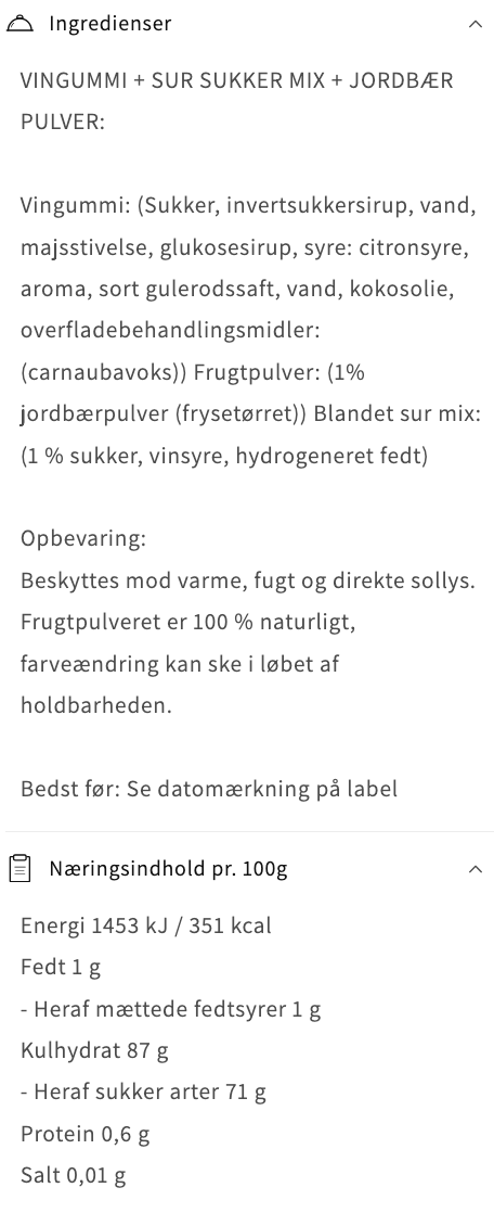 Box The Original – Vingummi, Jordbær, Flowpack