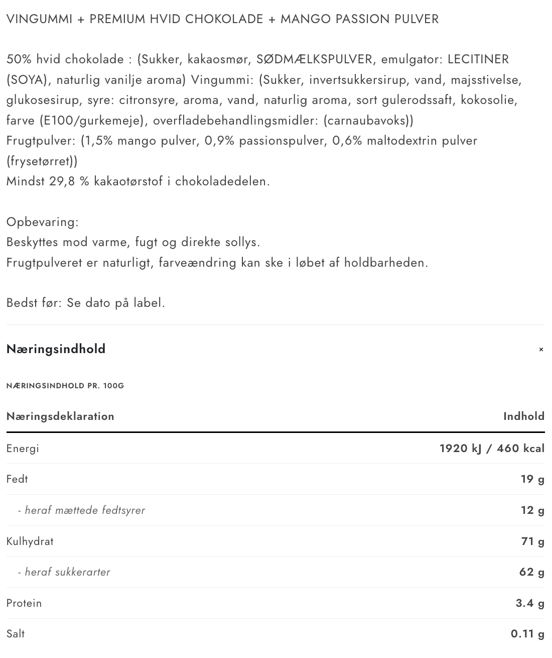 Box The Original – Påskeæg - Mango Passion