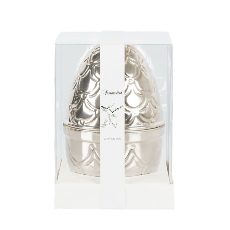 summerbird silver egg grande økologisk påskeæg metal sølv 2026