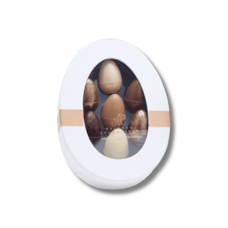 Aalborg Chokoladen - Påskeæske m. 7 Vagtelæg