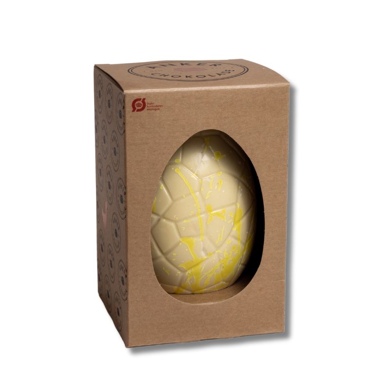 økologisk hvid chokolade påskeæg anker chokolade 