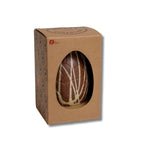 Økologisk påskeæg af mælkechokolade lys chokolade anker