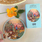 Autumn Feeling – mini puslespil Ø11 cm Vissevasse rundt