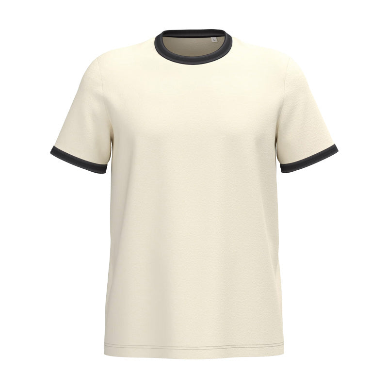 Custom Collection - Herre T-shirt med kantbånd