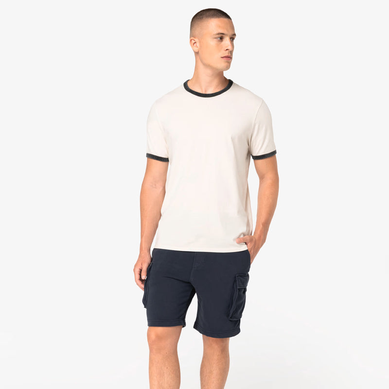 Custom Collection - Herre T-shirt med kantbånd
