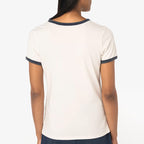 Custom Collection - Dame T-shirt med kantbånd