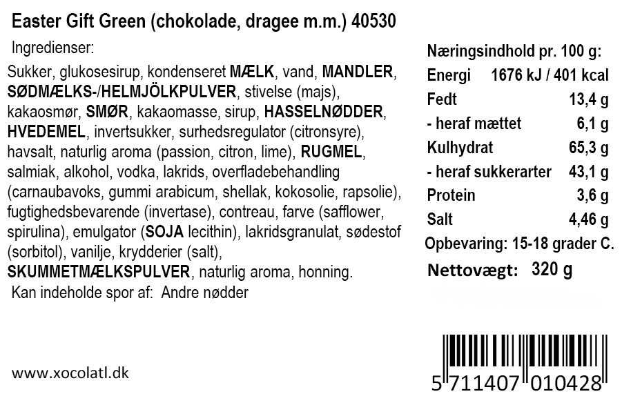 Xocolatl - Easter Gift Green