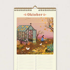 Fødselsdagskalender 17×29,7 cm med spiral ViSSEVASSE evighedskalender gaveidé