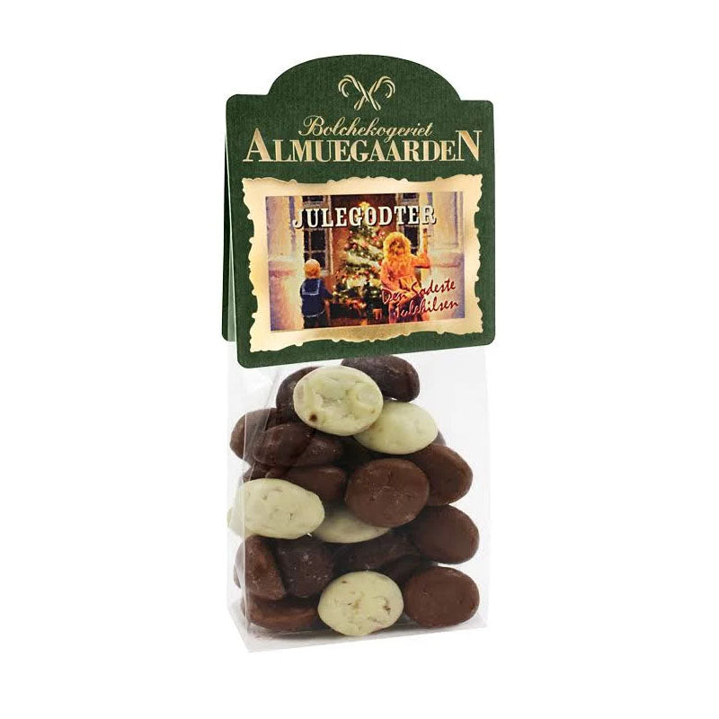 Almuegaarden - Pebernødder overtrukket med chokolade