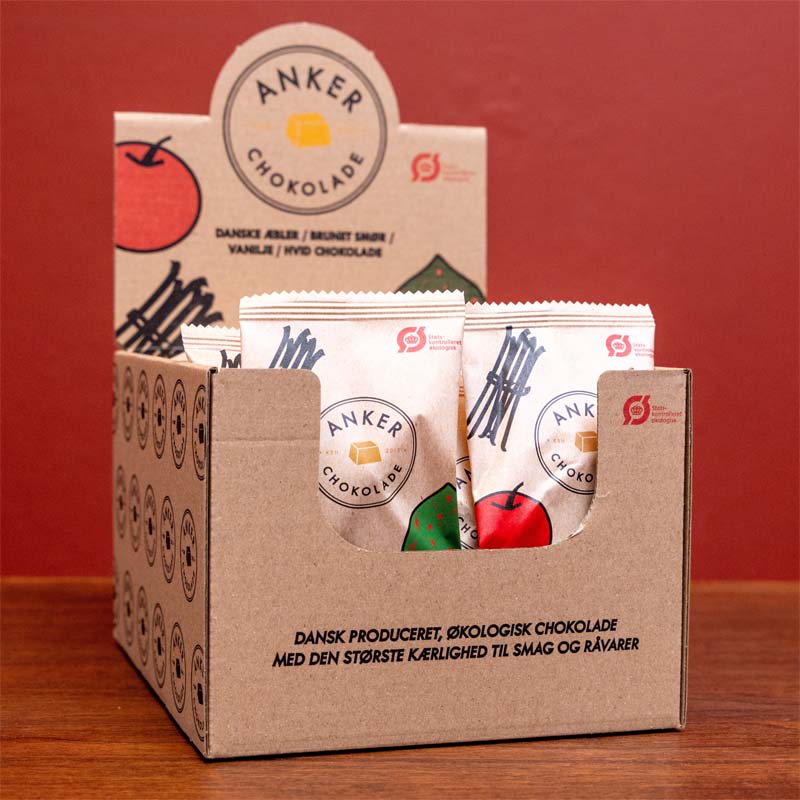 Anker Chokolade - Flowpacks - Æble 40 stk.