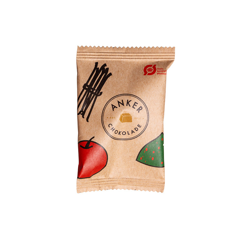 Anker Chokolade - Flowpack, fyldt chokolade med karamel & æble