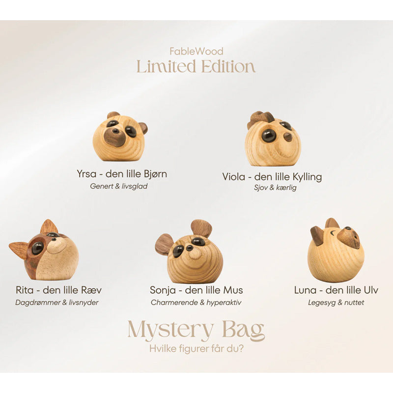 fablewood mysterybag mandelgave figur træfigur pick-me-up adventsgave julegave