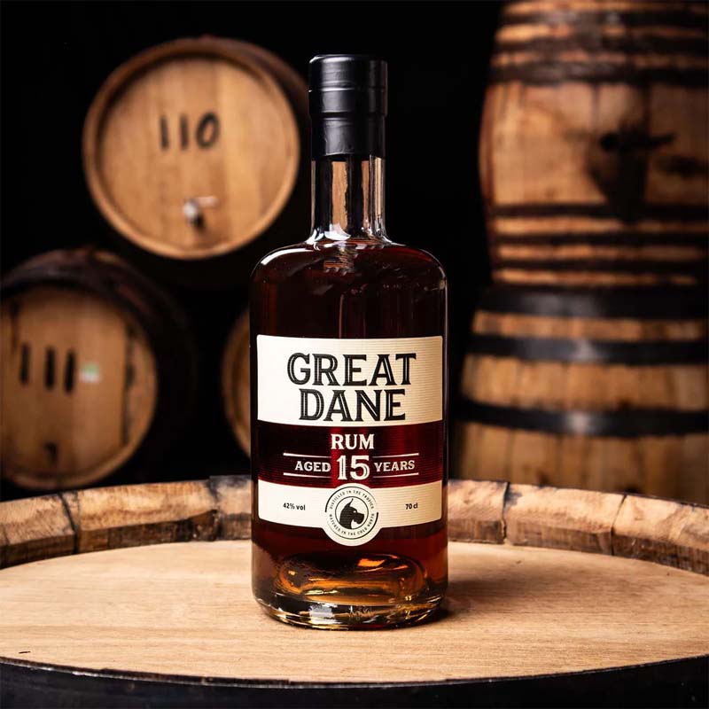 Great Dane Rum - 15 years - I gaveæske