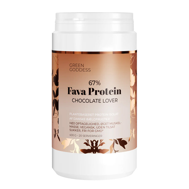 green goddess protein proteinpulver chokolade belgisk chokolade helse plantebaseret