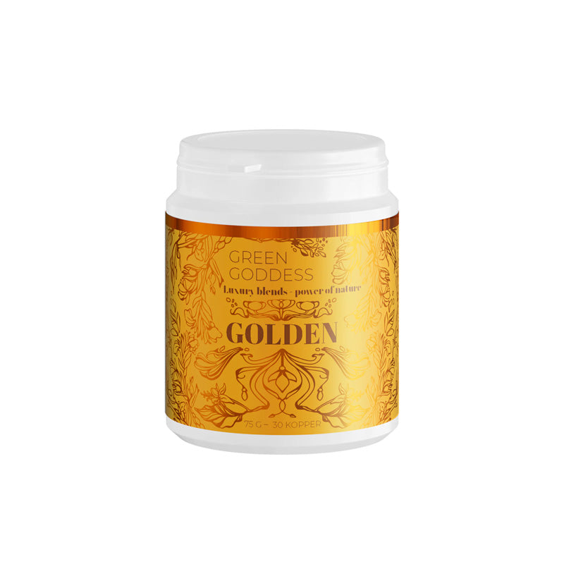 green goddess goldenblend lattepulver latte drikkelse vegansk plantebaseret