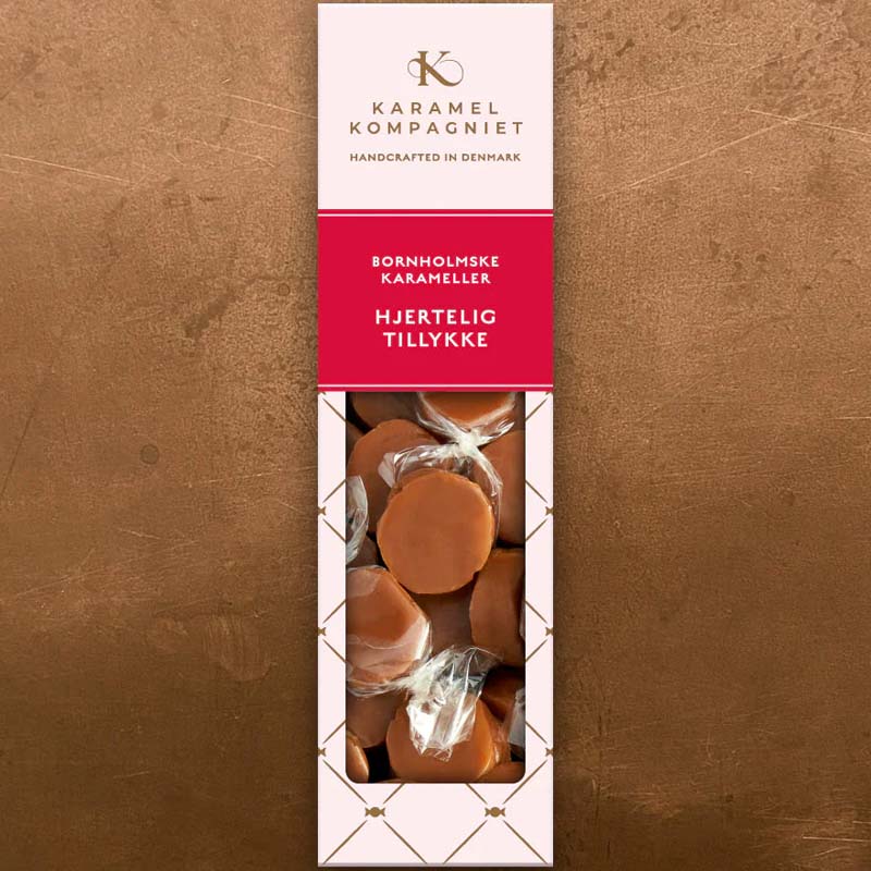 Karamel Kompagniet - "Hjertelig tillykke" - flødekarameller
