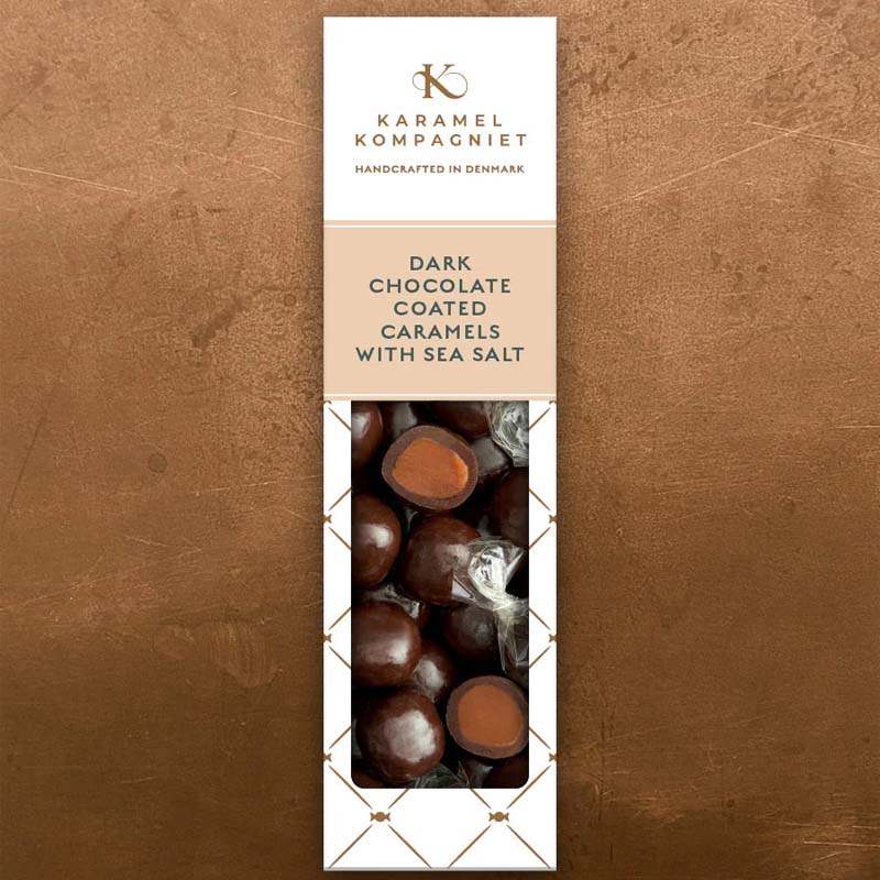 Karamel Kompagniet - Karameller med mørk chokolade & sydesalt