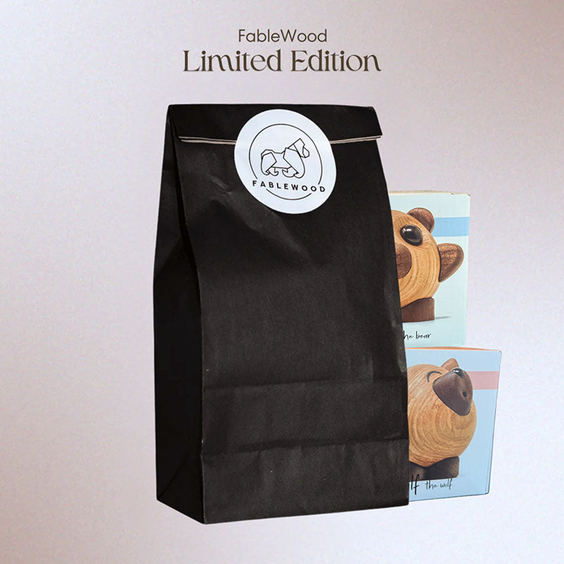 fablewood lykkepose mysterybag træfigur figur mandelgave adventsgave julegave