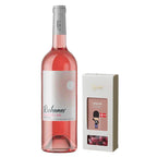 Sommergave - Rosévin & Rødgrød mandler