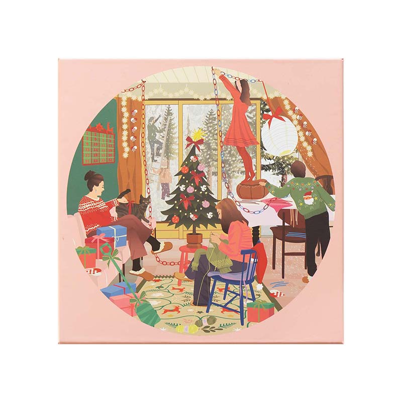 puslespil vissevasse julen julepuslespil rundt puslespil