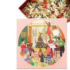 puslespil vissevasse julen julepuslespil rundt puslespil