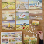 visssevasse puslespil puslespilsboks summer moments 9 puslespil 104brikker sommer motiver