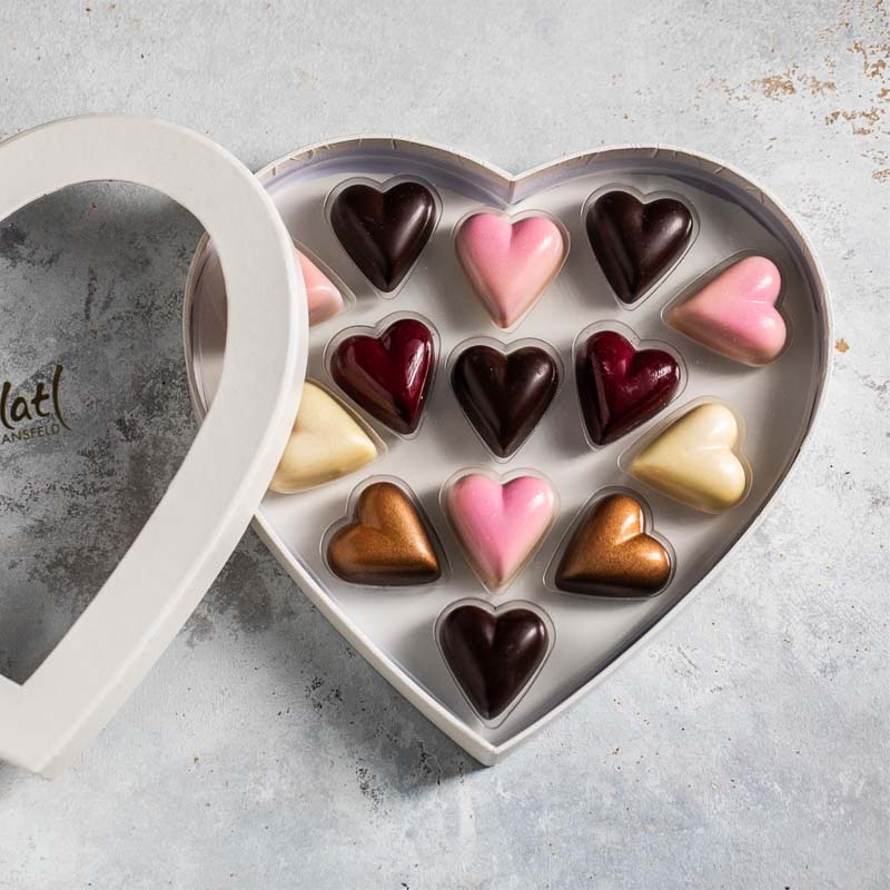 Xocolatl - Hjerteæske 14 stk.
