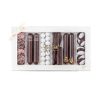 xocolatl julechokolade juleæske chokolade oldschool orangestænger snebolde