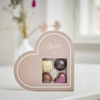 Xocolatl - Rosa hjerteæske, 4stk.