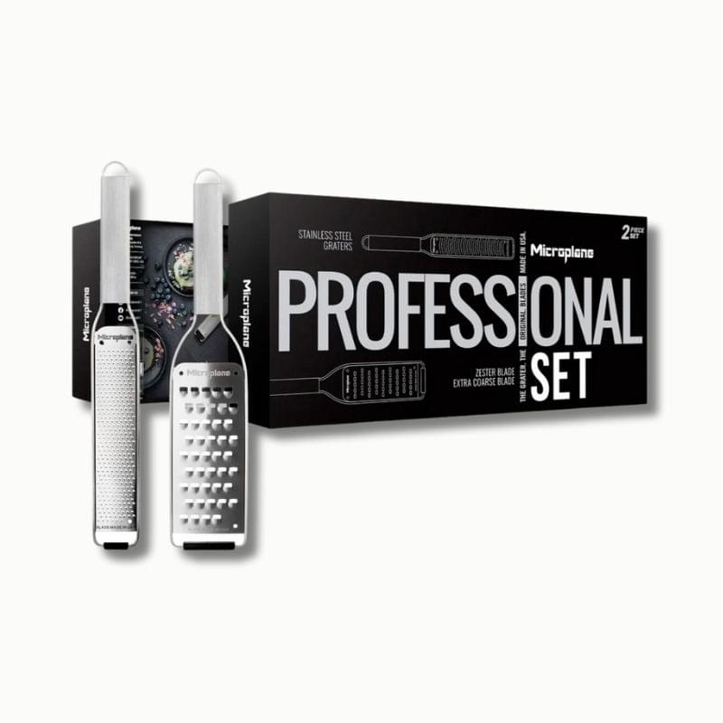 microplane professional set rivejern gaveløsning gavesæt stål