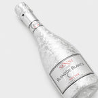 Sensi 18K Blanc de Blancs Nectar mousserende vin i sølv flaske